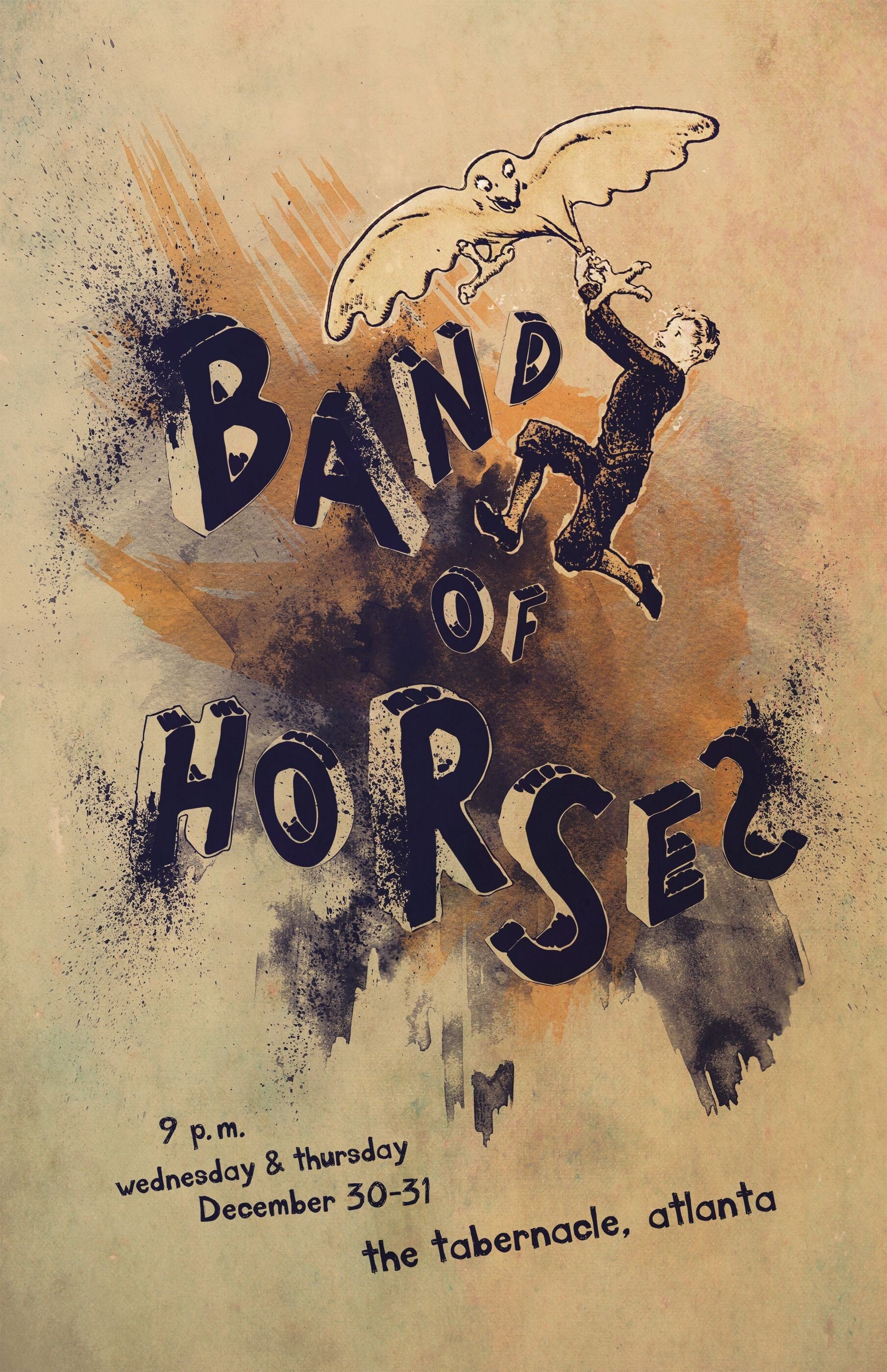 Discover Band of Horses Concert Poster Rock N Roll Music Band