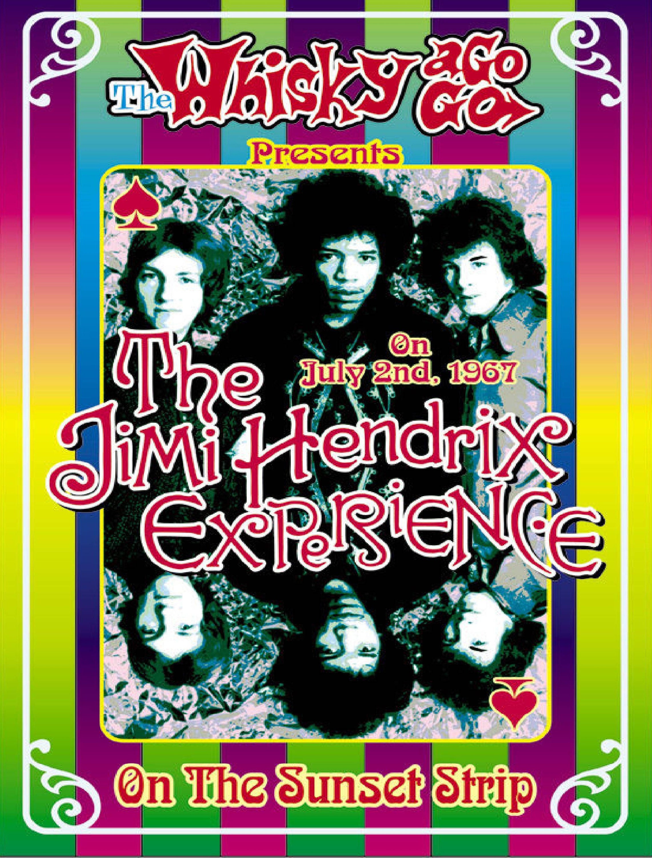 Discover Jimi Hendrix Concert Poster Rock N Roll Music Band Photo Picture