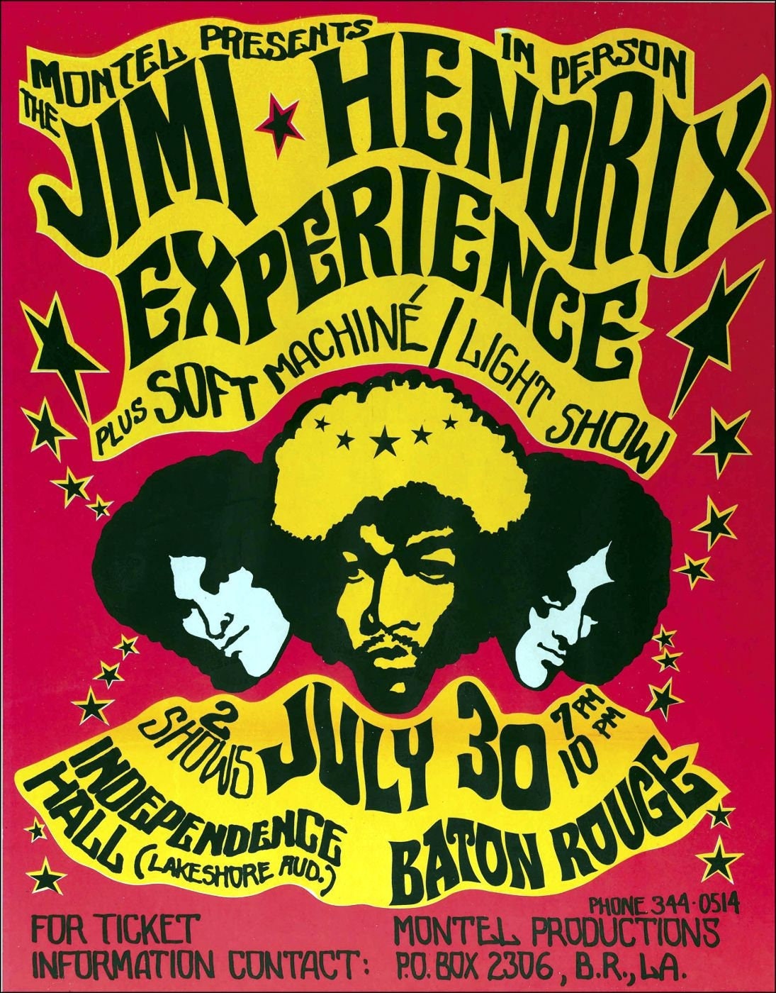 Discover Jimi Hendrix Concert Poster Rock N Roll Music Band Photo Picture