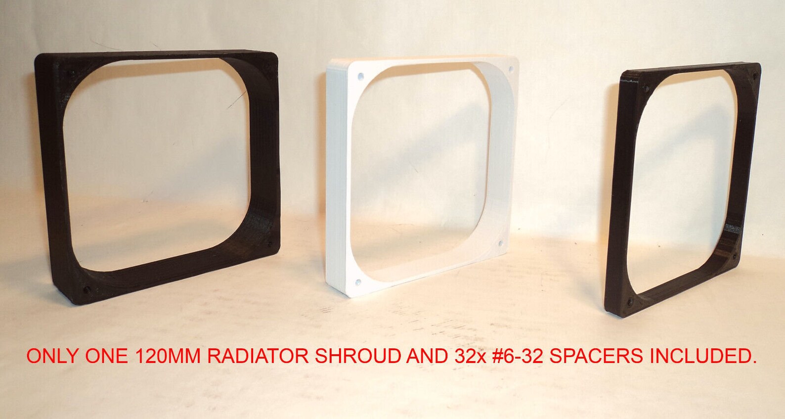 Foggy.Tech 140mm/280mm/420mm AIO Radiator Shroud – PC Case Fan Airflow Mod – Made In USA