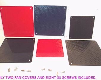 2 140mm/120mm/92mm Unused Case FAN SLOT BLANKS Cover Plate Sealing Blocking Airflow Mod