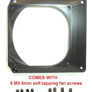 Adaptador/convertidor de radiador con ranura para ventilador de 120 mm a 92 mm con desplazamiento lateral para cambio de montaje en PC Modding