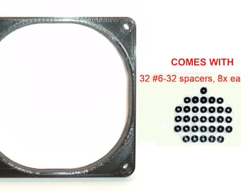80mm 80x160mm 80x240mm 80x320mm AIO Radiator Shroud Computer Fan PC Case Mod Custom Airflow