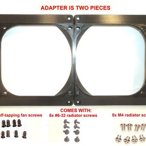 Lian Li LANCOOL 216 Case 2x 160mm Fans to 240mm Radiator Adapter Mounting Bracket Mod
