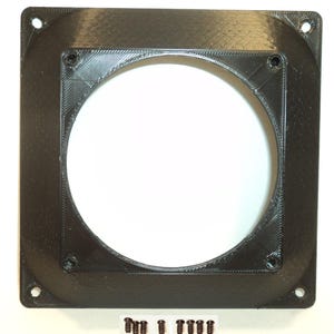 140mm to 92mm Centered Offset FAN ADAPTER Flow Converter PC Mod Custom Panel Hose Mount Flange Airflow