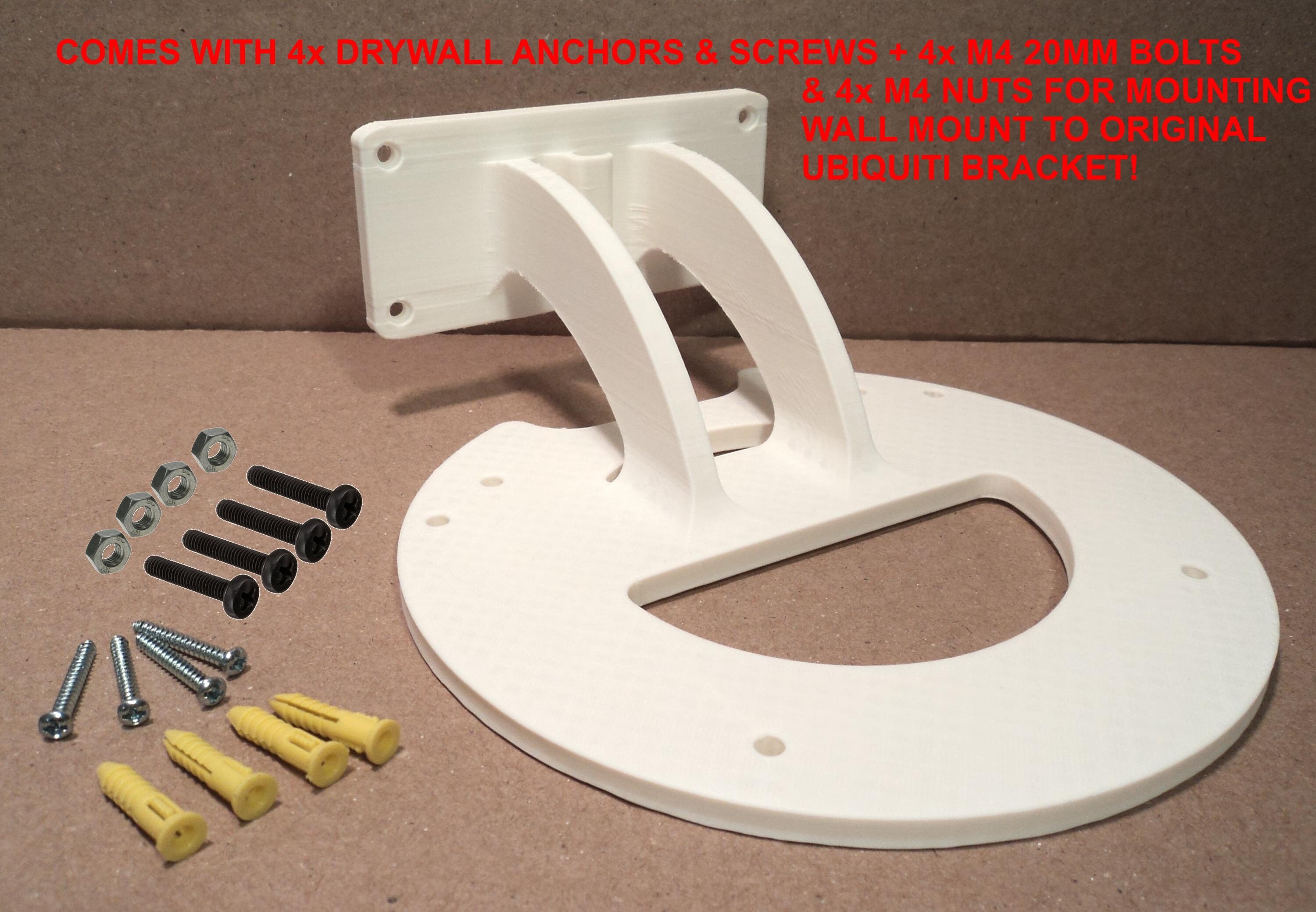Ubiquiti UAP-Ac-Pro HD SHD U7_Pro U6_Pro Horizontal Wall Mount Bracket Holder Wap Frame + Screws!