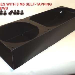 3x 120mm Computer Fans 360MM SIDE EXIT DUCT Shroud Redirect Airflow Cooling Exhaust