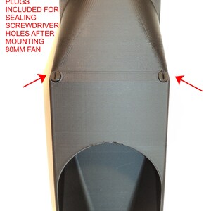 80mm S TURN DUCT 80mm Computer Fan Redirect Airflow Cooler Cooling Exhaust Case Fan Shroud Hood Case Mod