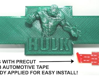 Calcomanía de repuesto con el logotipo del emblema de la camioneta HULK CHEVY BOWTIE para automóvil Chevy