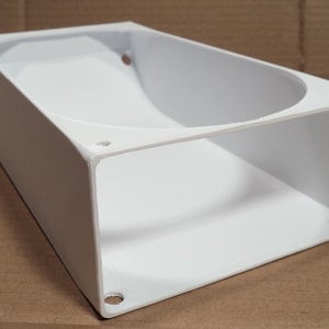 2x 120mm Computer Fans SIDE EXIT DUCT Shroud Redirect Airflow Cooling Exhaust
