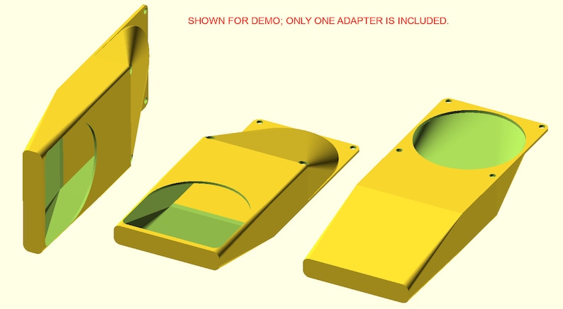 80mm S TURN DUCT 80mm Computer Fan Redirect Airflow Cooler Cooling Exhaust Case Fan Shroud Hood Case Mod image 5
