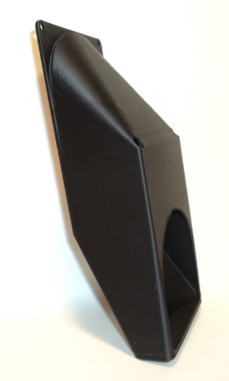 80mm S TURN DUCT 80mm Computer Fan Redirect Airflow Cooler Cooling Exhaust Case Fan Shroud Hood Case Mod image 10