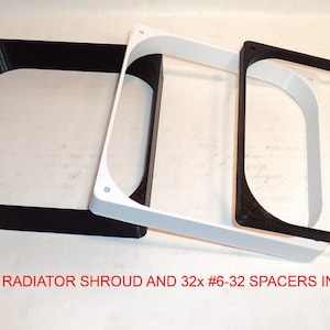 140mm 280mm 420mm AIO Radiator Shroud Computer Fan PC Case Mod Custom Airflow