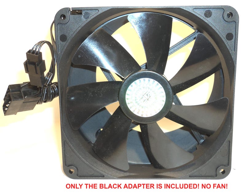 120mm to 92mm CORNER Aligned Fan Adapter Converter Change PC NAS Case ...