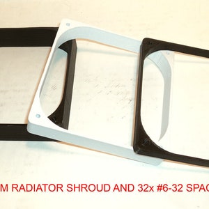 120 mm 240 mm 360 mm AIO Kühler Shroud Computer Fan PC Gehäuse Mod Custom AirFlow