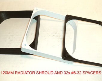 120 mm 240 mm 360 mm AIO Kühler Shroud Computer Fan PC Gehäuse Mod Custom AirFlow