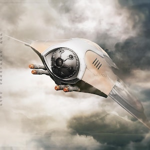 Covenants of Astyri - Aphaera Gunship 28mm sci-fi flyer kit