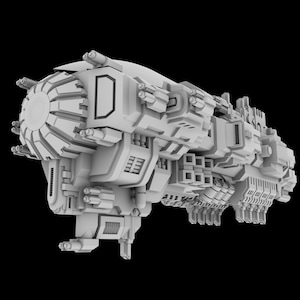Tobari Battleship - Battlefleet Gothic - Space Fleets- A Billion Suns - Tabletop - Wargaming