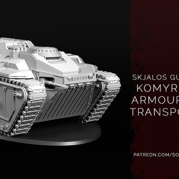 Skjalos Komyros Armored Transport Sci-fi Compatible Model