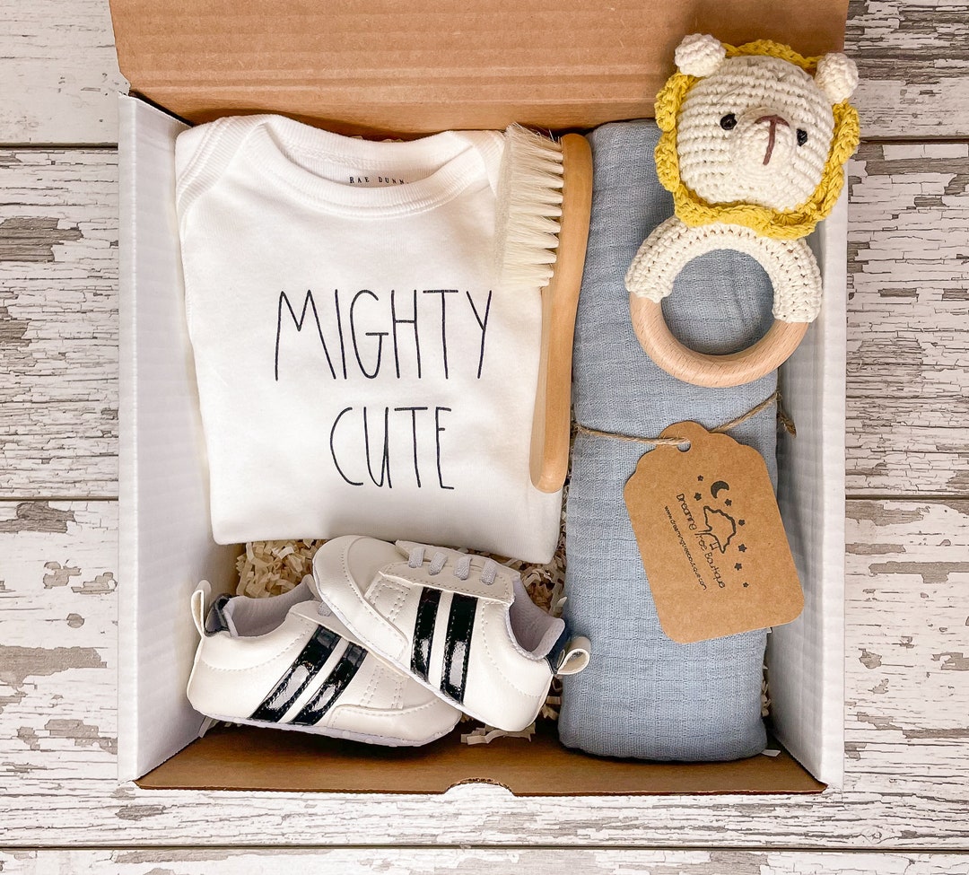 Baby Boy Gift Set | Baby Boy Baby Shower Gift | Lion Baby Gift ...