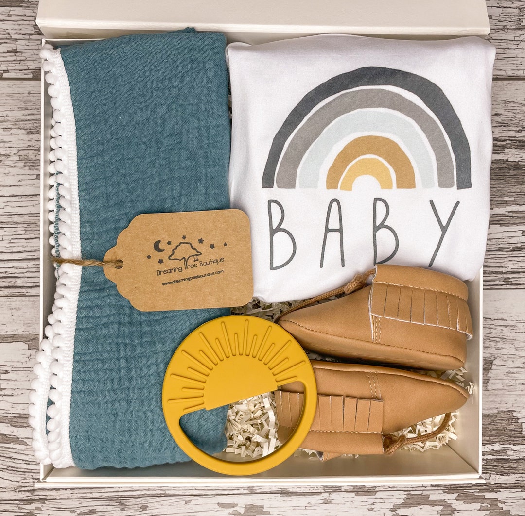 Newborn Gift Box | Rainbow Baby Gift | Baby Gift | Baby Shower Gift ...