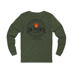 Custom BBQ Catering Long Sleeve Tee, Perfect for BBQ Lovers, Grilling Gear, Gift for Foodies, Casual Wear, Summer Cookouts, On Point Design