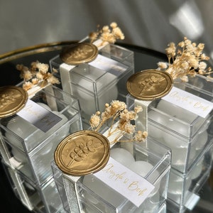 Bubble Candle Favors: Wedding, Party, Boho Rustic Favors