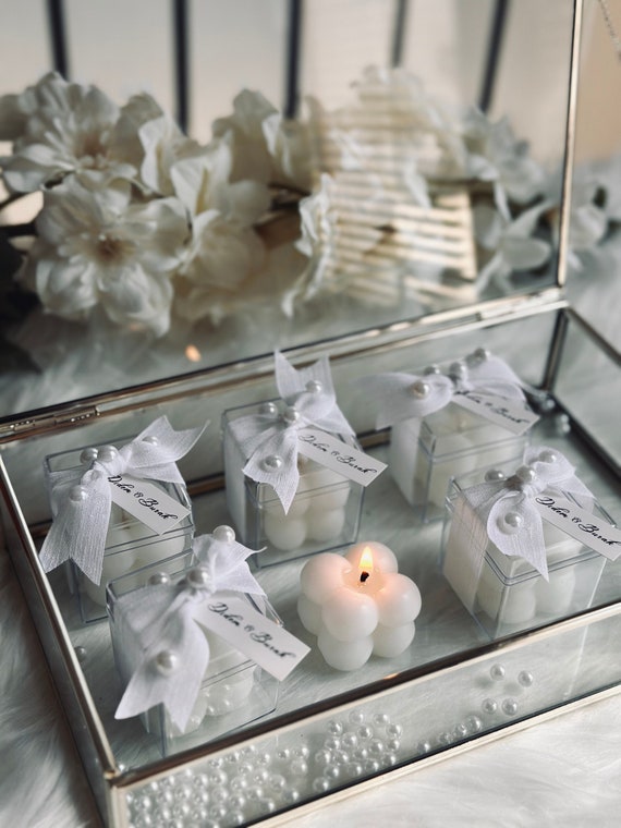 mini candle favors