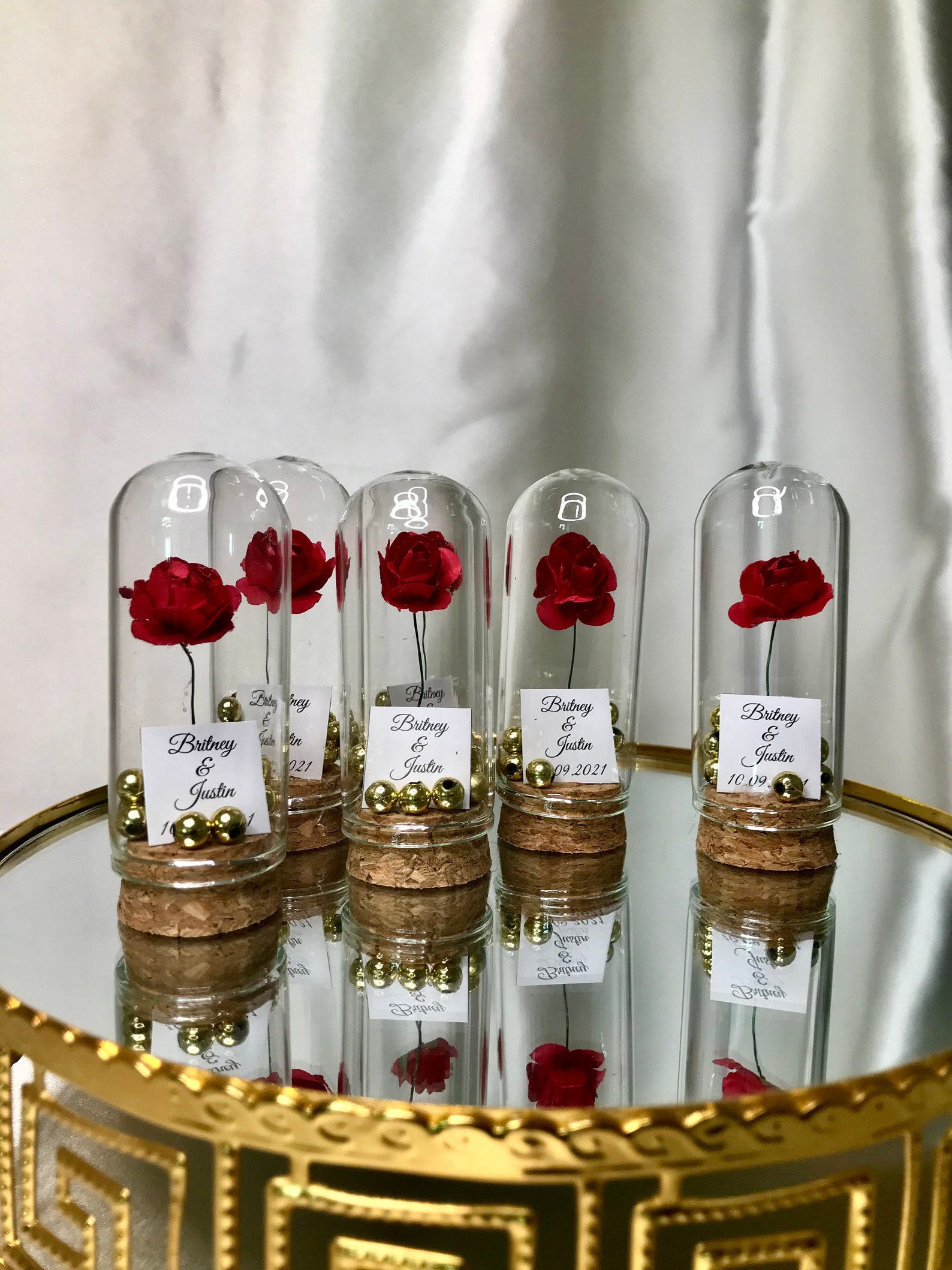 Beauty and the Beast Mini Glass Wedding Favors for Guests - Etsy