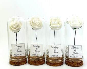 Beauty and the Beast Mini Glass Wedding Favors for Guests | Etsy Canada