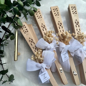 Sommerhochzeits-Gastgeschenke, Sandelholz-Handfächer, personalisierter Holzfächer, Brautduschen, Hochzeitsgeschenke für Gäste