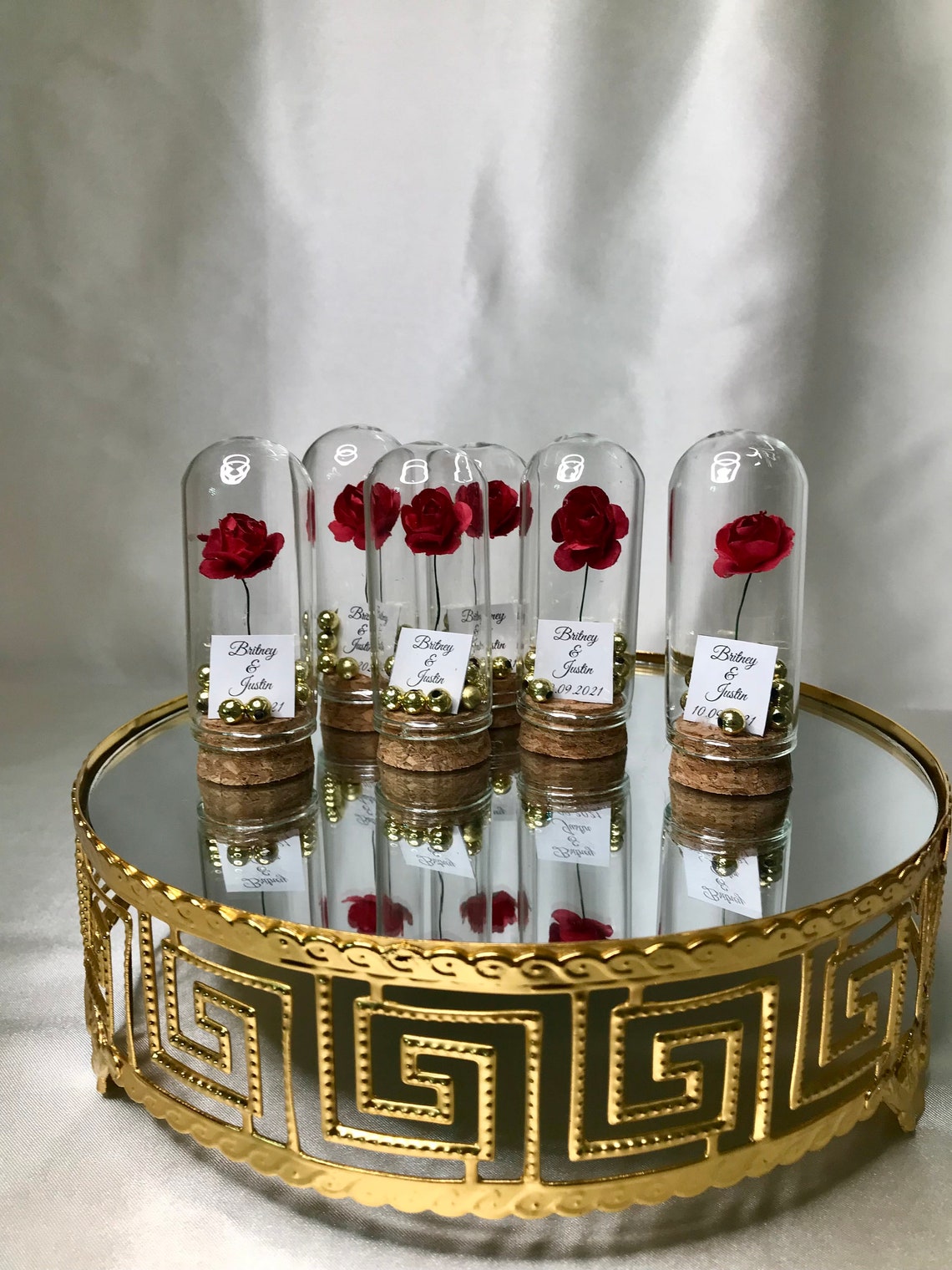 Beauty and the Beast Mini Glass Wedding Favors for Guests - Etsy