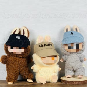 Custom Name Baseball Cap for 17cm Vinyluxe Dolls – Personalized Hat for 17cm Fantasy Dolls – 6.7in Doll Accessories