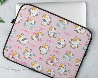 Custodia per laptop Cat, custodia per laptop Cat Mom, custodia per Macbook, custodia per laptop da 13 pollici e 15 pollici, custodia per Macbook, borsa per laptop Cat Lover