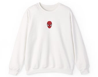 Sudadera unisex de Spiderman, regalo para fans del superhéroe Peter Parker, jersey de cuello redondo de Marvel, ropa para amantes de los cómics, ropa geek, ropa para convenciones de cómics