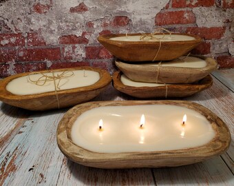 Dough Bowl 3-Wick Soy Candle I Hand Poured I  100% Natural