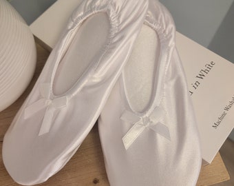 Satin Temple Slippers