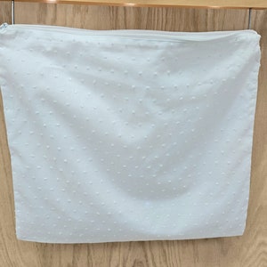 Enveloppe pour branches zippée en coton à pois