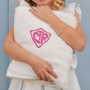 Serviette de baptême CTR