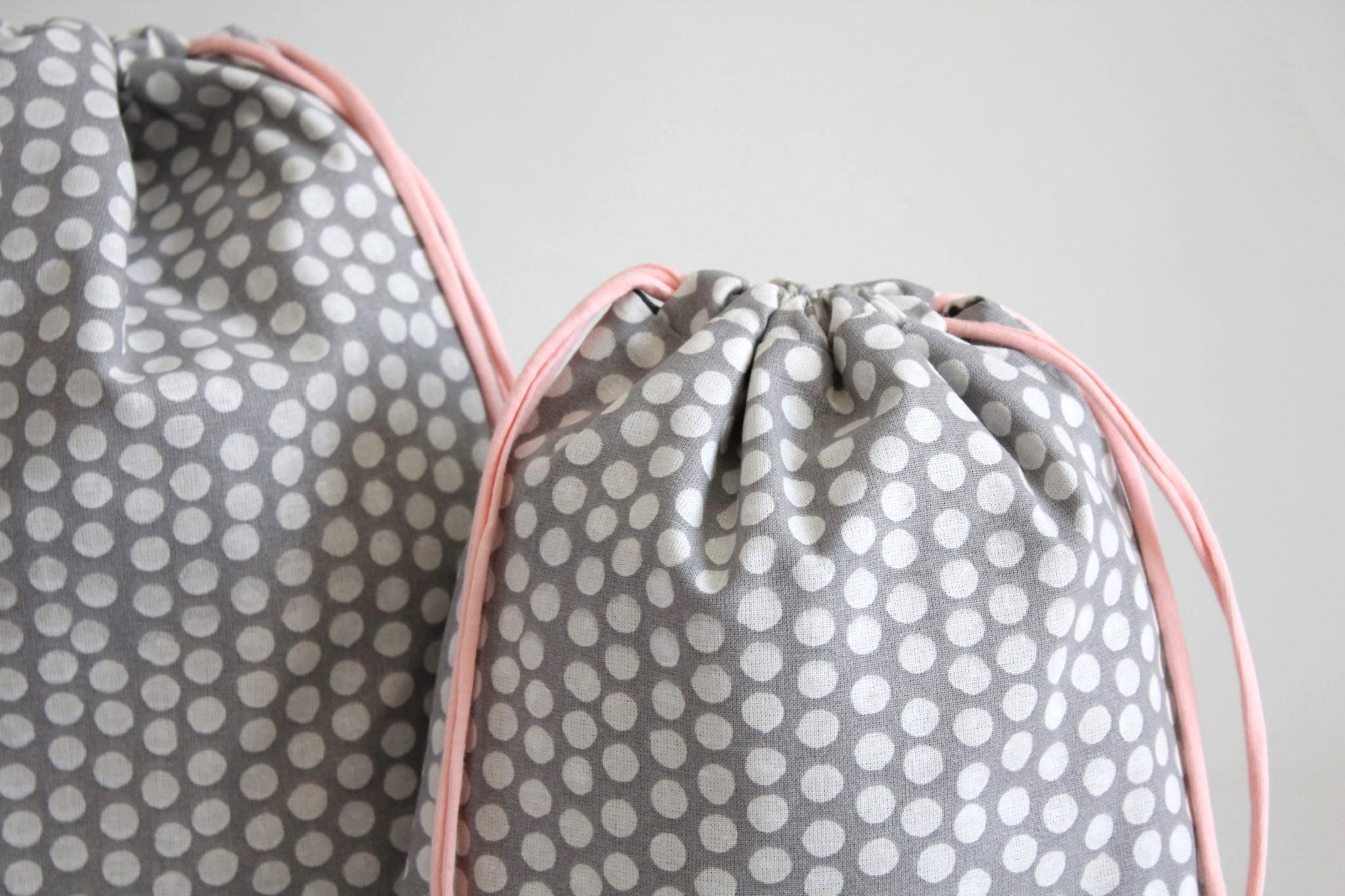 Borsa per il bucato in tela resistente con manico e coulisse - Italia