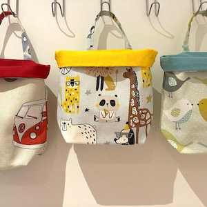 Christmas Hanging basket , storage basket , organiser box , hanging storage , nursery , hanging pouch , foldable storage , Christmas gift