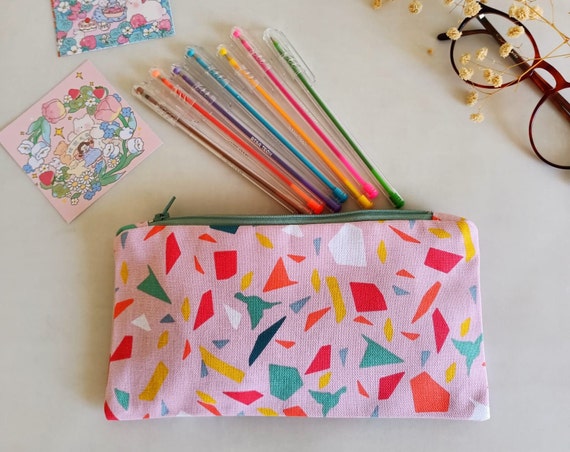 Canvas Zipper Bag, Canvas Pencil Bag, for Stationery, Cosmetics, Travel  Material