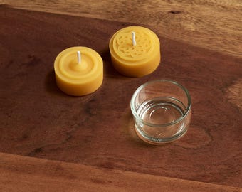 Teelichtglas, nachhaltig, ökologisch, Mitbringsel, Kerze, Teelicht, wiederverwendbar