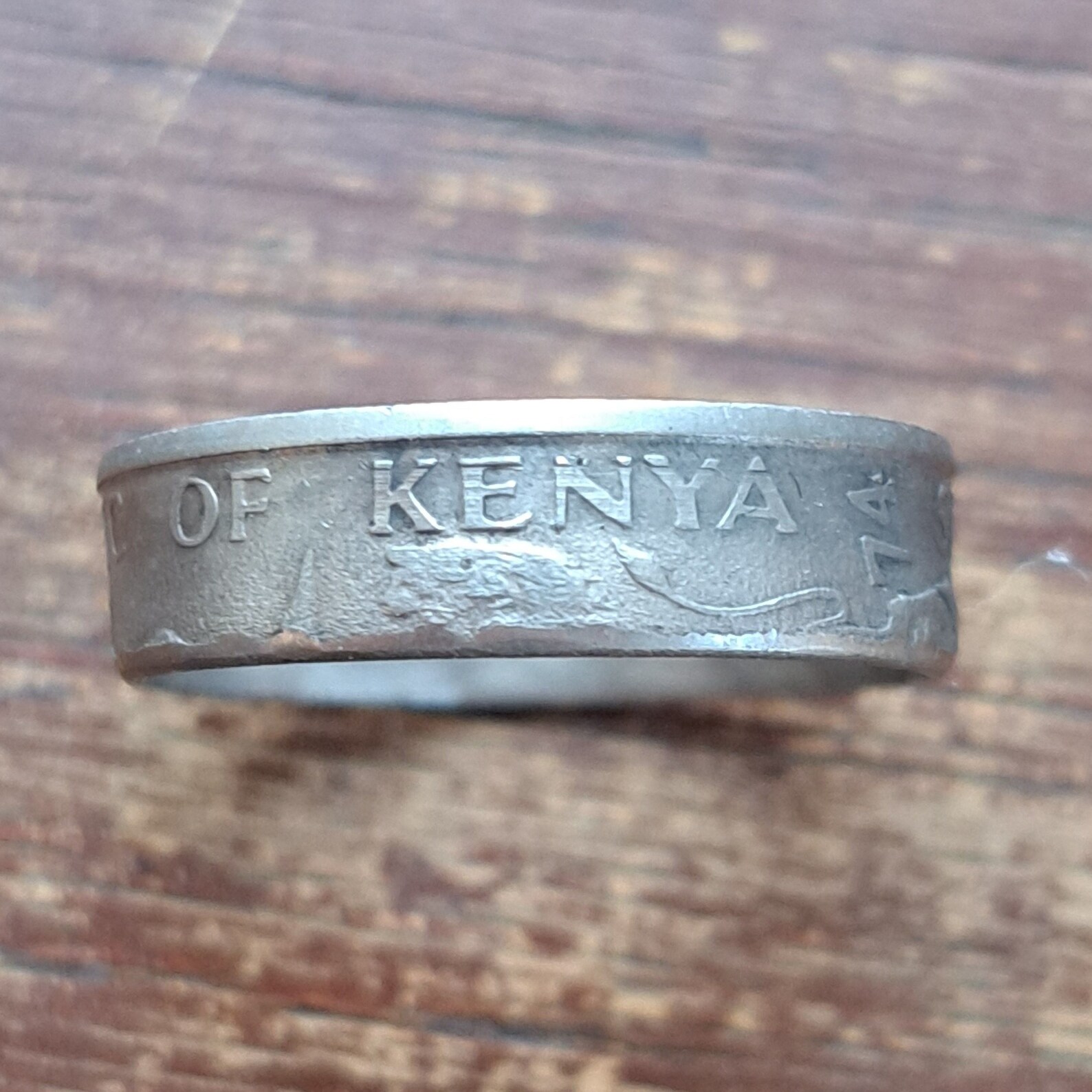 Kenya Lion Coin Ring: Genuine African Coin Jewelry - Etsy