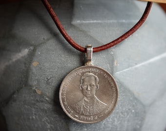 タイ王国メタルペンダント K18ゴールド タタキメタルペンダントM（カイ） – The one OCEAN JEWELRY