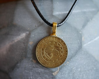 Philippines Coin Necklace: Filipino Jewelry, Foreign Coin Pendant
