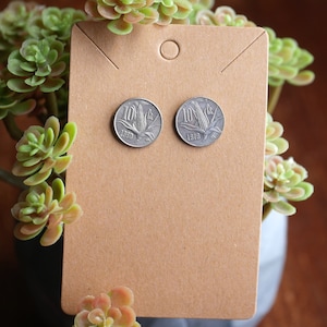 Mexican Coin Earrings: Genuine Foreign Coin Jewelry