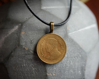 タイ王国メタルペンダント K18ゴールド タタキメタルペンダントM（カイ） – The one OCEAN JEWELRY
