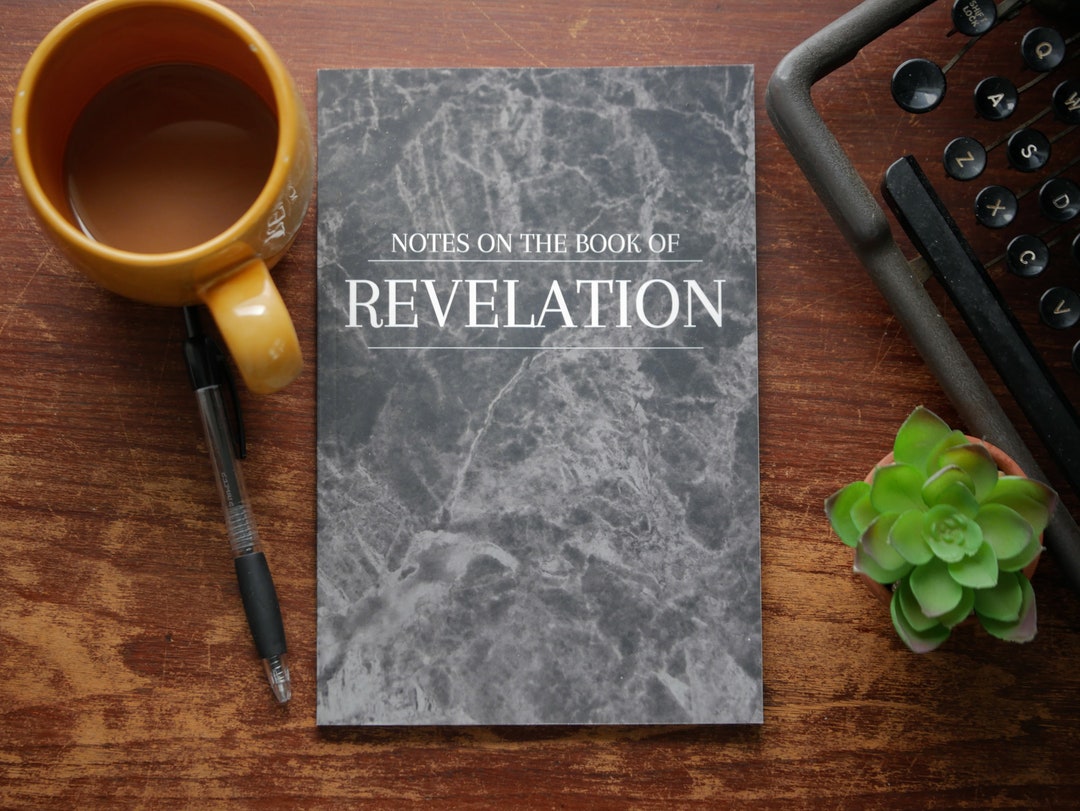 Notes on the Book of Revelation Marble Bible Study Notebook Prophecy ...