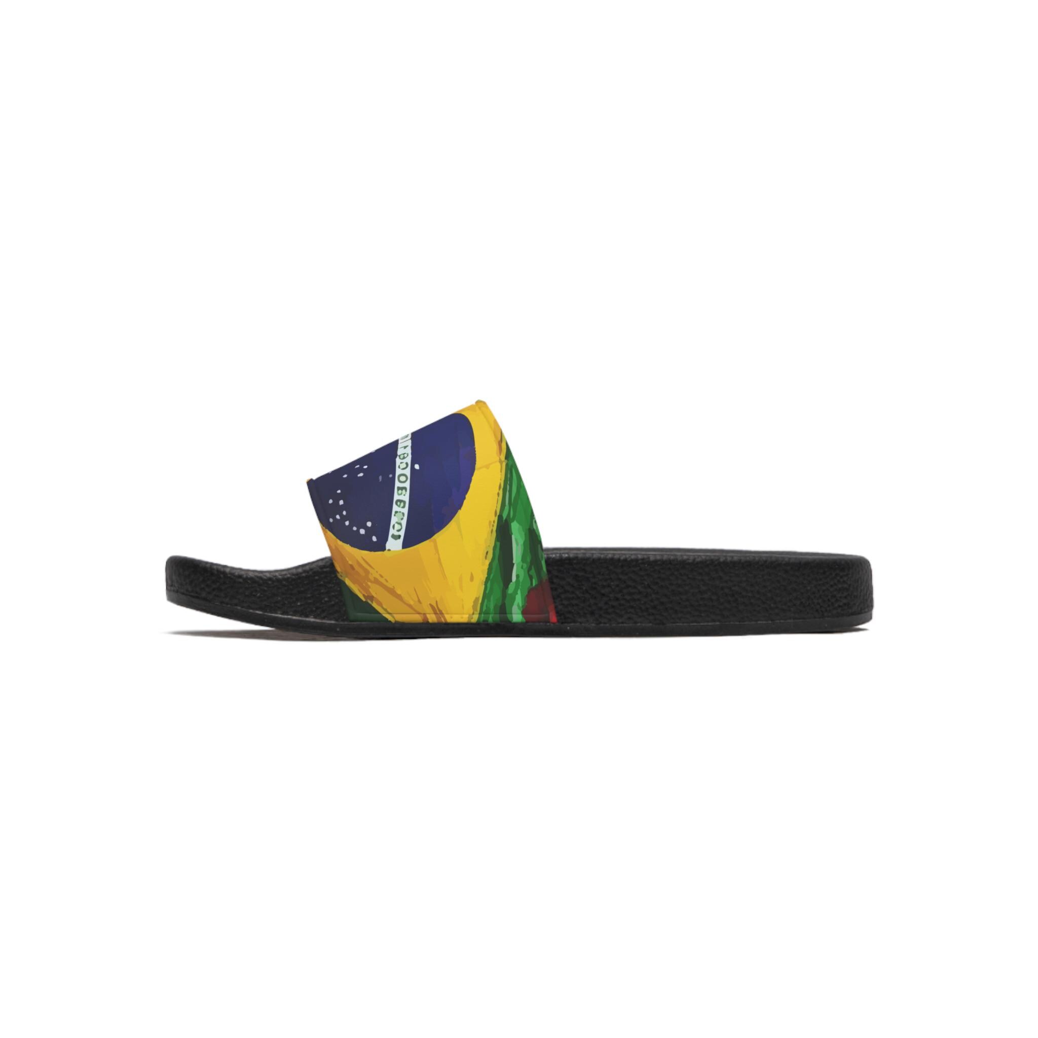 American Brazilian Flags Mens Slide Sandals: Summer Beachwear - Etsy